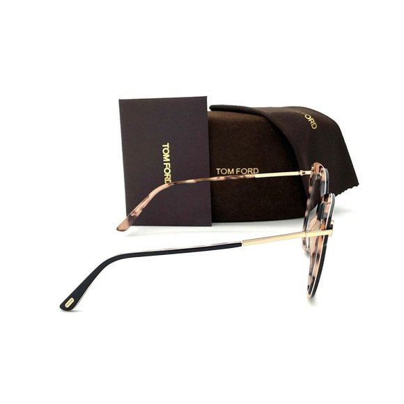 Tom Ford FT5704 005 Black / Blue Block 54mm Eyeglasses - Picture 4 of 4